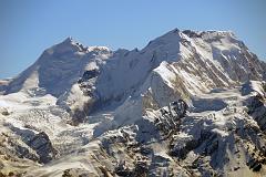 20 Himlung Himal and Cheo Himal Close Up From Chulu Far East Summit Panorama 